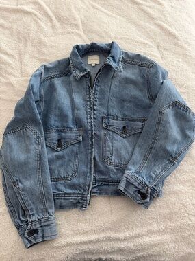 Favorite Daughter Light Blue Denim Jacket